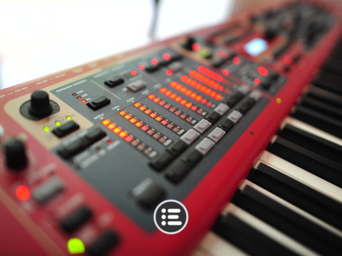 keyboard and amplifier